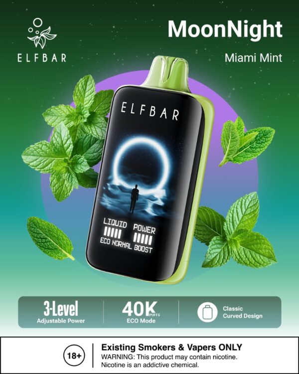 Elf bar moon night 40000 puffs 50mg nicotine - Image 6