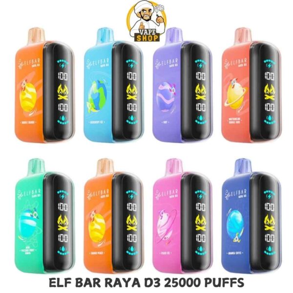 ELF BAR Raya D3 25000 Puffs 50MG Disposable Vape - Image 2