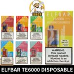 Elf Bar TE6000 5% Us Version Disposable Vape In Dubai best online shop