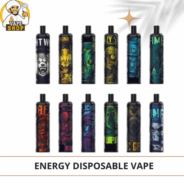KK Energy Disposable Vape 5000 puffs Rechargeable E Cigarettes in UAE - Image 3