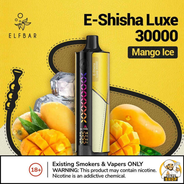 ELF BAR Shisha Luxe 30000 Puffs 3mg Nicotine Disposable Vape Buy Now - Image 9