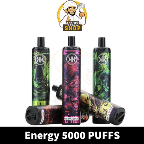 KK Energy Disposable Vape 5000 puffs Rechargeable E Cigarettes in UAE - Image 1