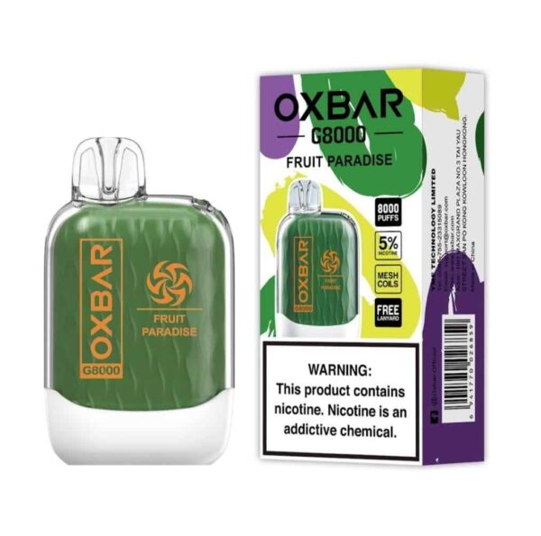 OXBAR G8000 Disposable 5% 8000Puffs Rechargeable Vape in Dubai, UAE - Image 8
