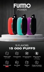 Fummo Power 15000 Puffs 20mg Nicotine None Rechargeable - Image 2