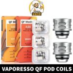 VAPORESSO QF REPLACEMENT COILS-3PC/PAC SKRR - Image 2