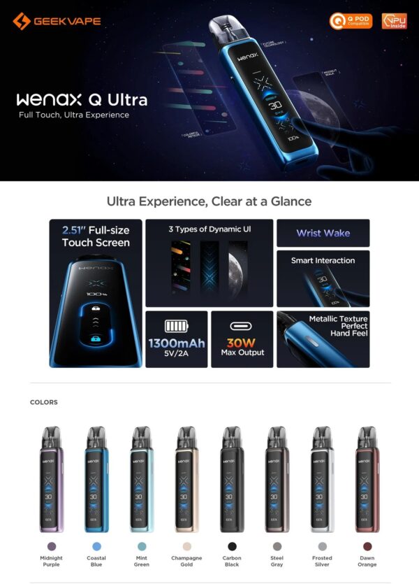 GEEKVAPE Wenax Q Ultra Pod System - Image 2