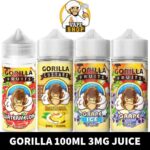 GORILLA E-Liquid 100ml 3mg Vape Juice