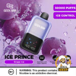 Geek Bar Ice Prince Upto 50000 Puffs 50mg Nicotine Disposable - Image 5