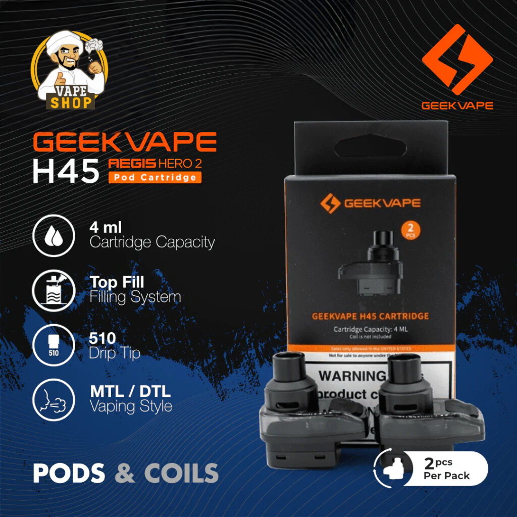 Geekvape H45 Aegis Hero 2 Empty Pod