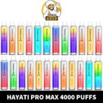 HAYATI Pro Max 4000 plus Puffs 20mg Disposable Vape in Dubai, UAE - Image 2