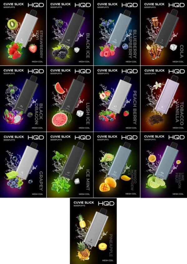 Hqd Cuvie Slick 6000 Puffs 50MG Nicotine - Image 2