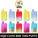 HQD Cuvie Bar 7000 Puffs Rechargeable Disposable Vape In Dubai - Image 2