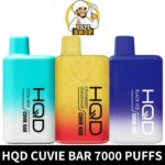 HQD Cuvie Bar 7000 Puffs Rechargeable Disposable Vape In Dubai