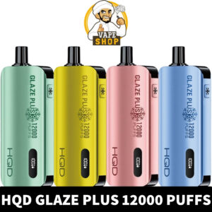 HQD Glaze Plus 12000 Puffs 50MG Nicotine Dual Mesh Coil Disposable