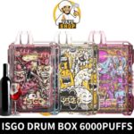Isgo Drum Box 6000 Puffs 5% Disposable Vape in Dubai