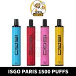 ISGO Paris Disposable Vape 1500 Puffs in UAE Dubai Shop - Image 4
