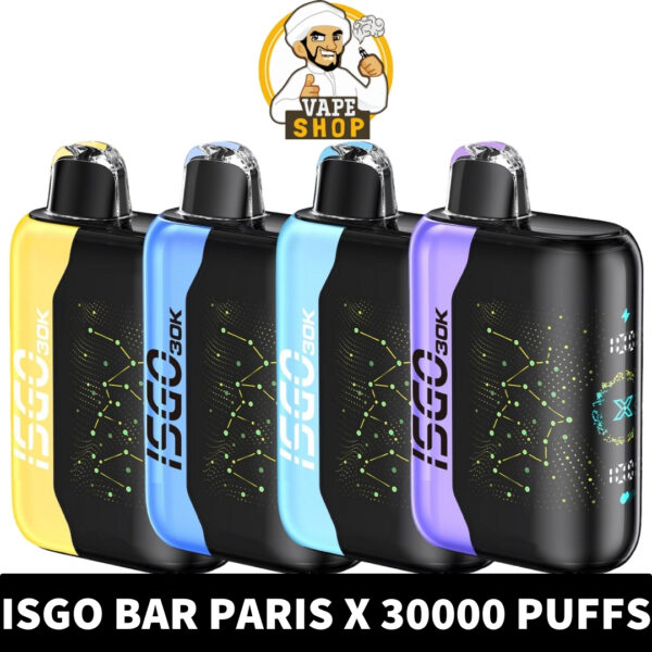 ISGO Bar Paris X 30000 50MG Puffs Disposable Vape in Dubai - Image 1