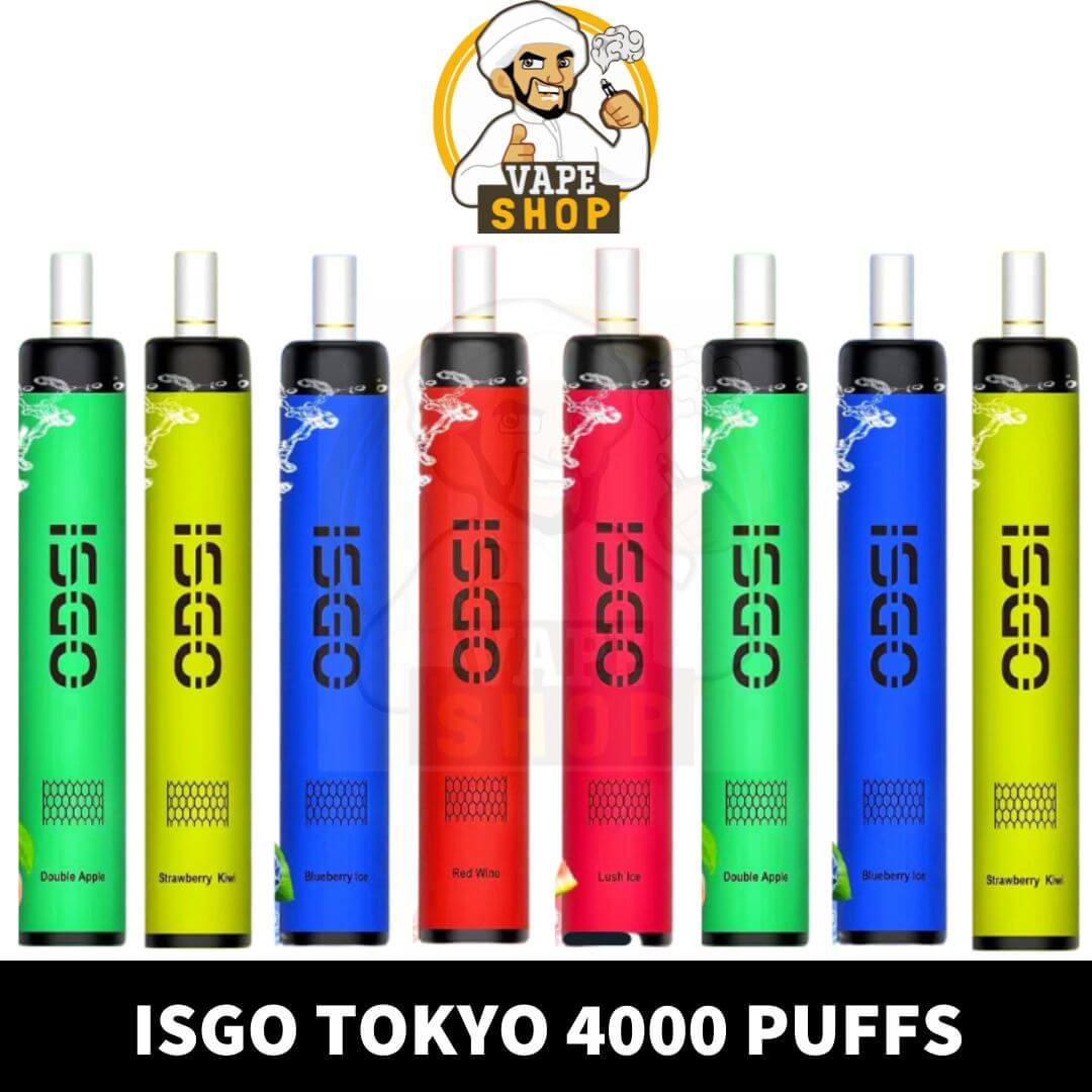 ISGO TOKYO 4000 PUFFS IN UAE Isgo Tokyo 4000 Puffs 2% nicotine best Disposable shop In dubai - Image 1