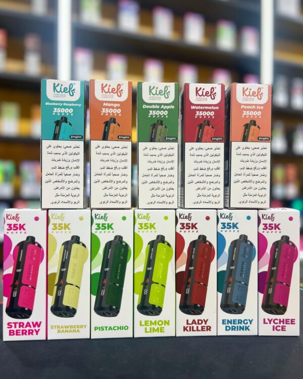 Kief King 35000 Puffs 3mg Nicotine Triple Mesh Coil Disposable Vape - Image 2