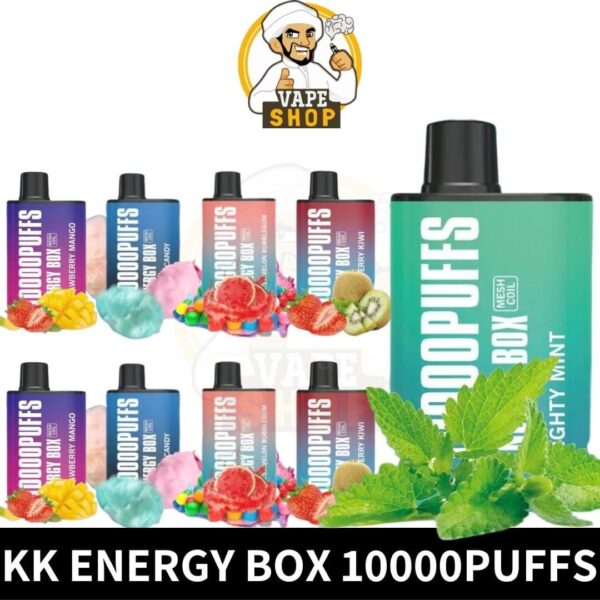 KK Energy Box 10000 Puffs 650mAh 5% Disposable Vape In Dubai - Image 2