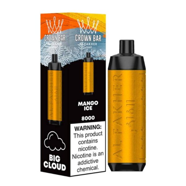 Crown bar al fakher 8000 puffs 0.5MG Nicotine - Image 9