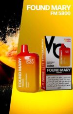 VAPES BARS Found Mary Disposable FM5800 20mg 5800 Puffs Rechargeable Vape in Dubai, UAE - Image 9