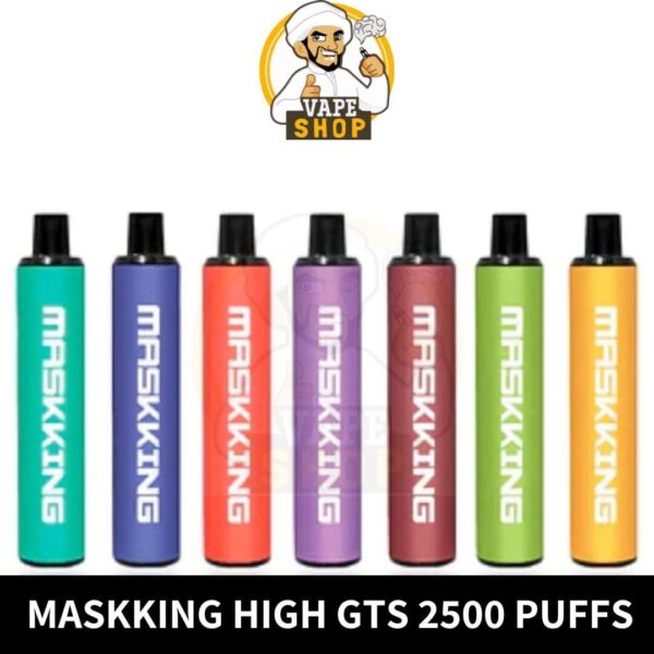 MASKKING GTS 2500 Puffs 2% Disposable Vape in DubaI - Image 1