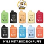 Myle Meta Box 2% & 5% nicotine 5000 Puffs rechargeable Disposable Vape in Dubai - Image 2
