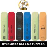 Myle Micro Bar 1500 puffs 2% (20mg) Disposable in dubai