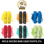 Myle Micro Bar 1500 puffs 2% (20mg) Disposable in dubai - Image 2