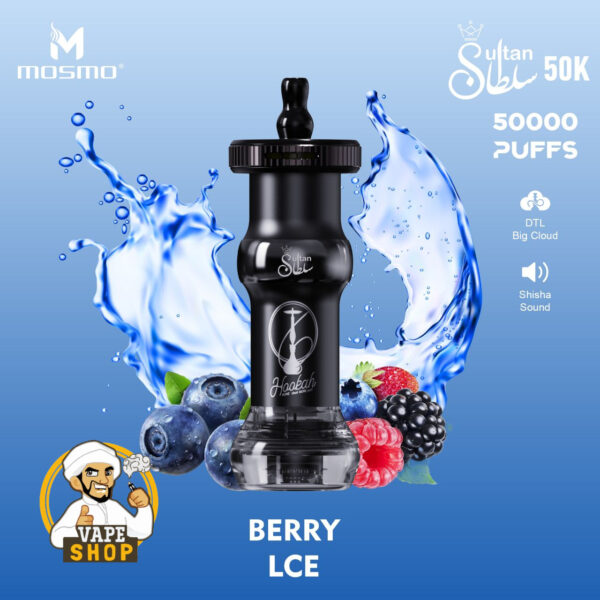 Mosmo Sultan 50000 Puffs DTL 0.3 Nicotine Hookah Disposable - Image 2