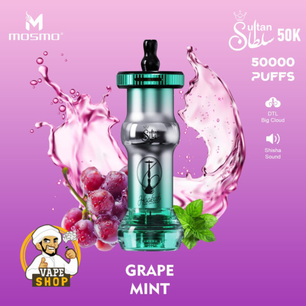 Mosmo Sultan 50000 Puffs DTL 0.3 Nicotine Hookah Disposable - Image 4