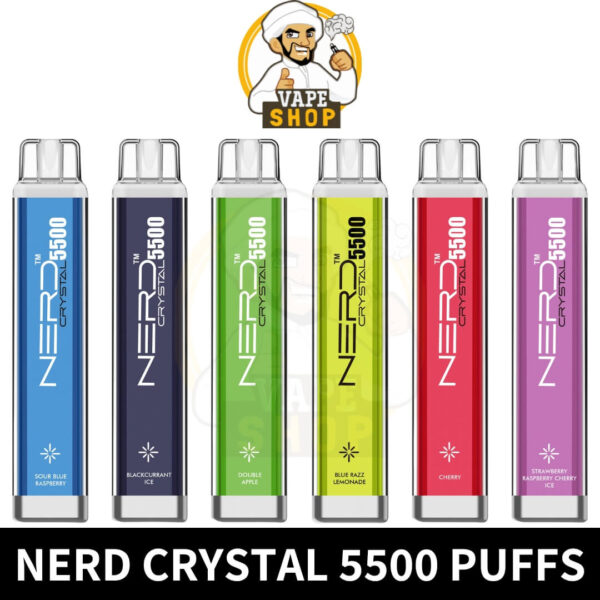 NERD Crystal Disposable vape 5500 Puffs in Dubai, UAE - Image 1