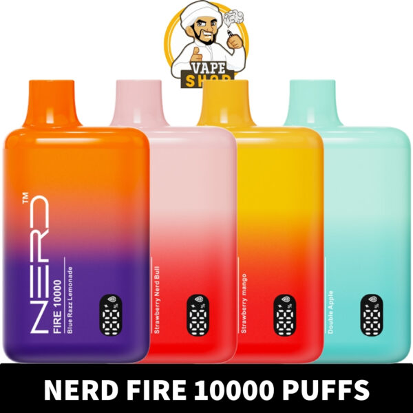 Nerd fire 10000 puffs 20MG nicotine - Image 1