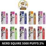 Nerd squire 5000 puffs 2% nicotine vape in dubai uae - Image 2
