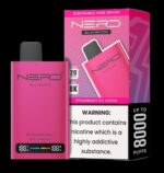 NERD Slim 8000 Puffs 20MG Nicotine Disposable Vape - Image 5
