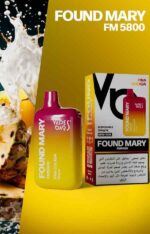 VAPES BARS Found Mary Disposable FM5800 20mg 5800 Puffs Rechargeable Vape in Dubai, UAE - Image 7