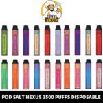 Pod Salt Nexus 3500 puffs disposable vape in dubai - Image 2