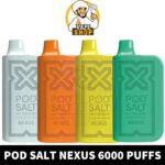 POD SALT Nexus 6000 Puffs 20mg Disposable Vape in Dubai, UAE