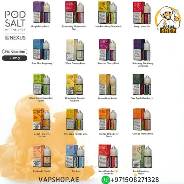 POD SALT Nexus E-liquid 20MG Nicotine 30ml - Image 2