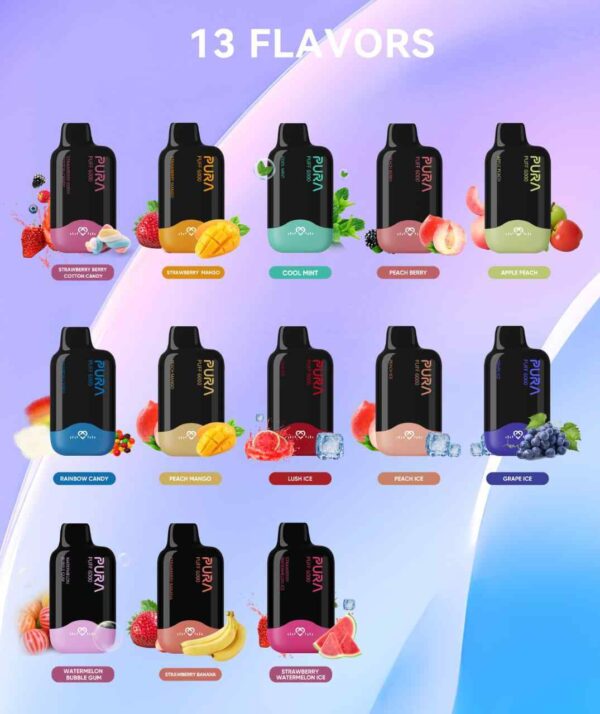PURA 6000 Puffs 20MG Disposable Vape - Image 2