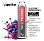 Vapes Bars Diamond 2% Nicotine 7000 Puffs in Dubai, UAE - Image 3