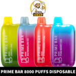 Prime Bar 8000 Puffs 50mg Disposable Vape