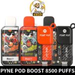 Pyne Pod Boost 8500 Puffs 5% Nicotine Rechargeable Vape in Dubai