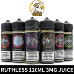 Ruthless E-juice 100ML  3mg All Flavors Available Vape Shop In Dubai, UAE