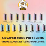 Silvaper 40000 Puffs 20MG 4 Mode Adjustable Ice Disposable Vape - Image 2