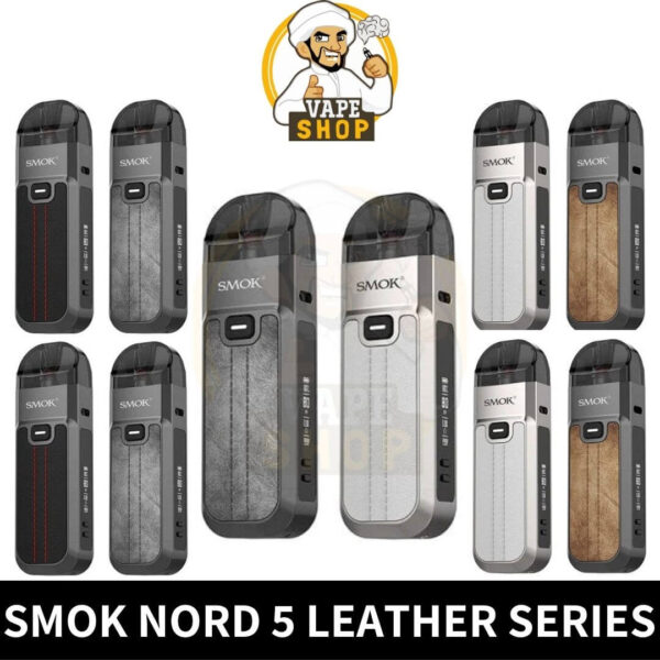 SMOK Nord 5 Leather Series 80W Pod System kit In Dubai - Image 2