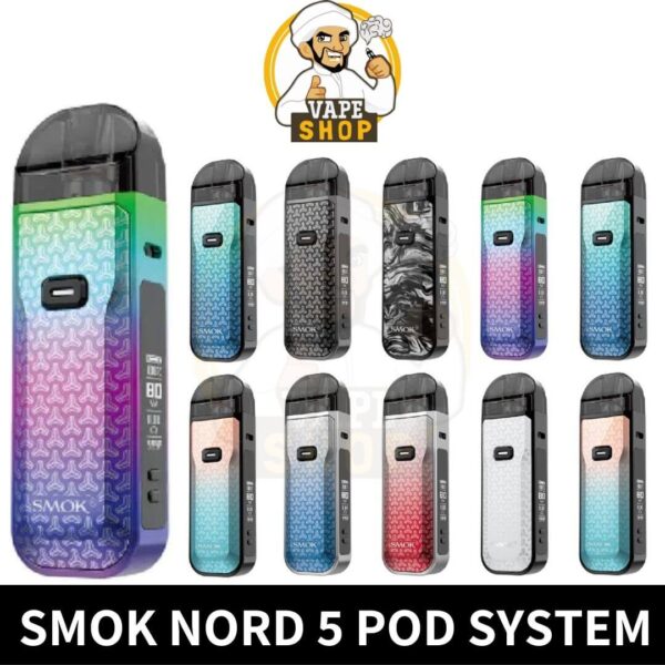 SMOK Nord 5 regular series 80W Pod System kit in Dubai - Image 2