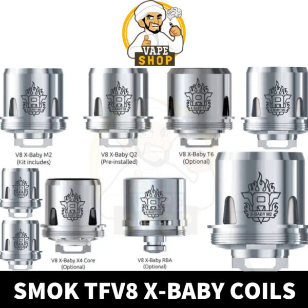 SMOK TFV8 X-BABY REPLACEMENT COILS - Image 1