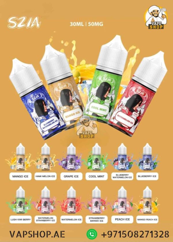 SZIA Salt Nicotine 20MG and 50MG E-liquid - Image 2